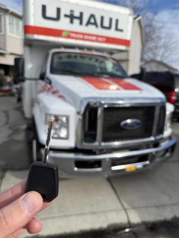 Box truck key replacement for a rental moving truck in Boise