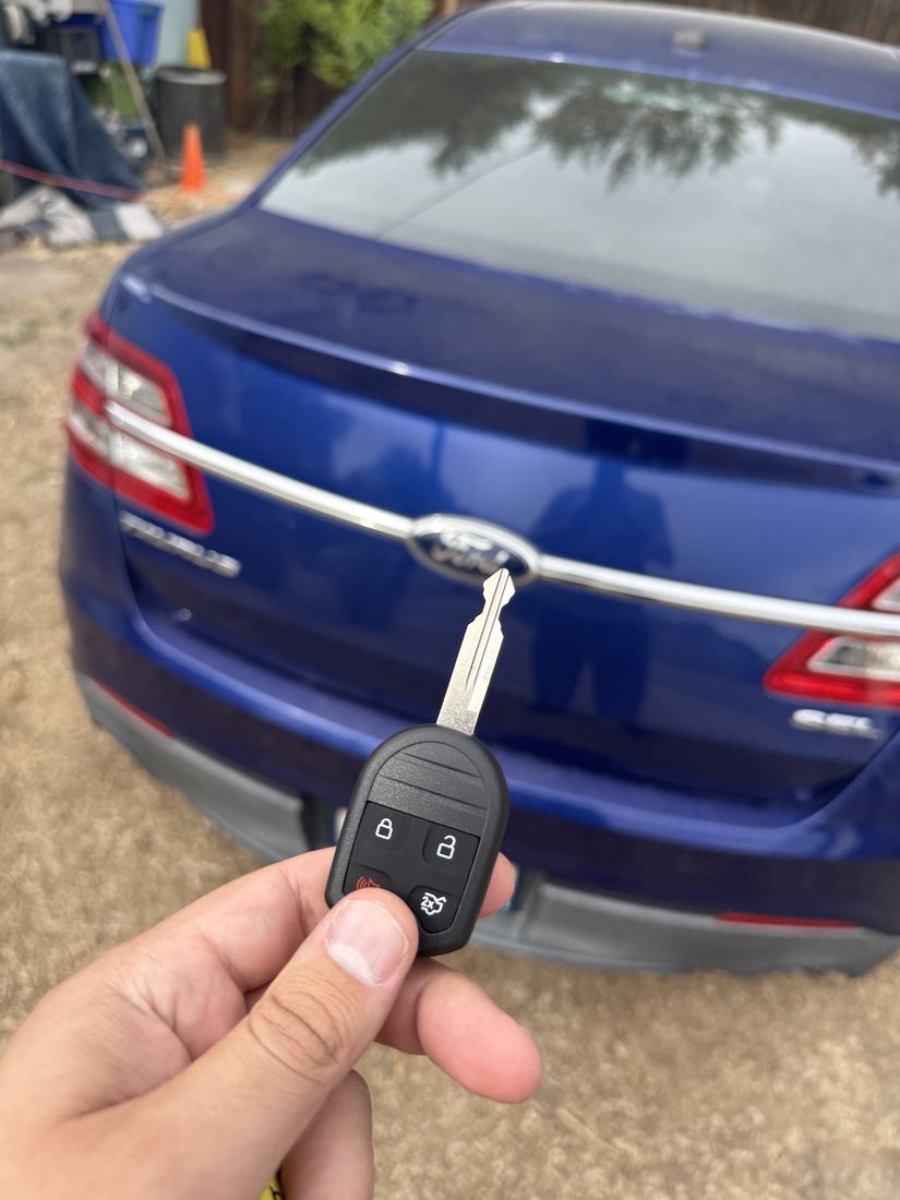 Ford car key cut and programmed at the vehicle in Boise
